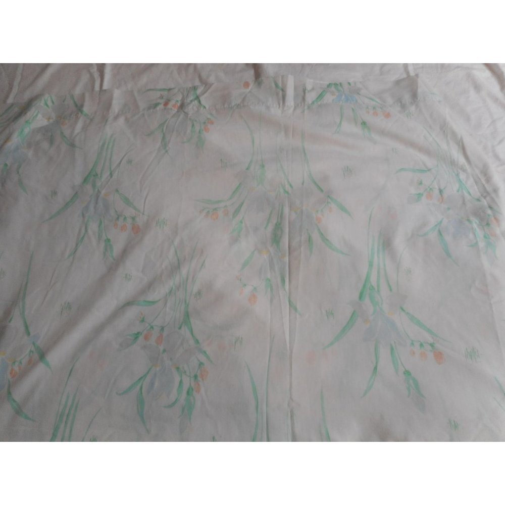 Vintage Floral Queen Flat Lady Pepperell Sheet